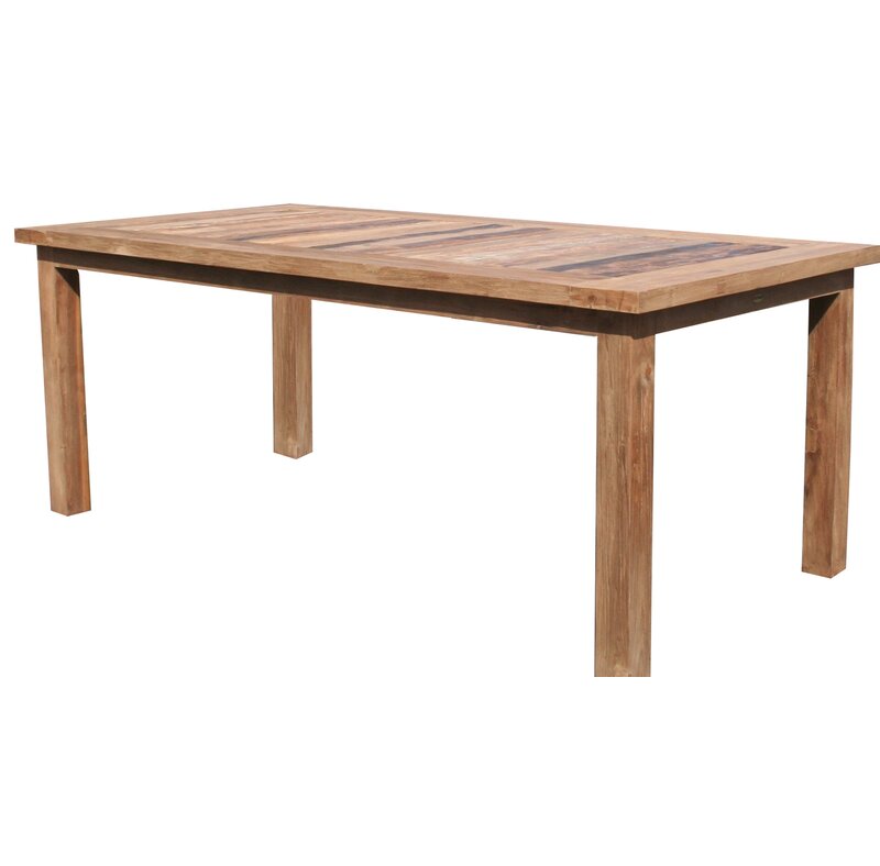 ChicTeak Solid Wood Dining Table | Wayfair